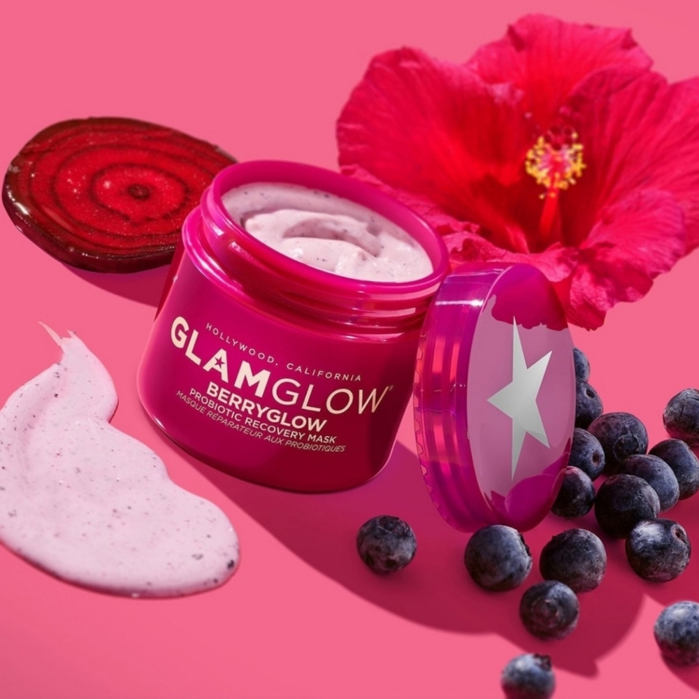 GLAMGLOW Berryglow Probiotic Recovery Face Mask
